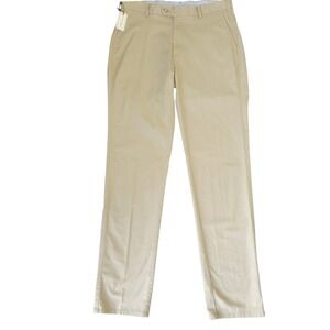 Peter Millar Mens Soft Touch Twill Trouser Khaki Pima Cotton Sz 34 
NWT HG6627